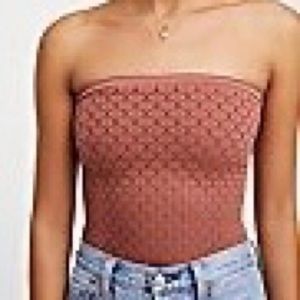 Free People Intimates Honey Textured Tube Top NWOT